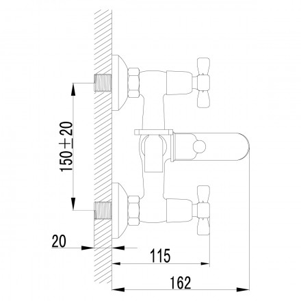Lemark Benefit LM2502C смеситель для ванны