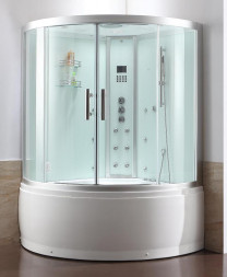 EAGO DA325HF8 Душевая кабина с ванной 135x135