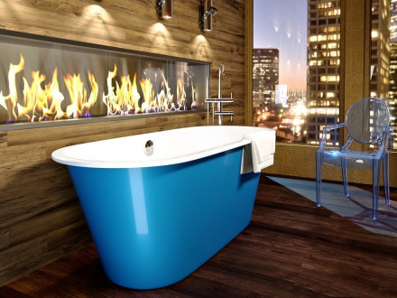 Aquastone Лира 165 Ванна из искусственного камня
