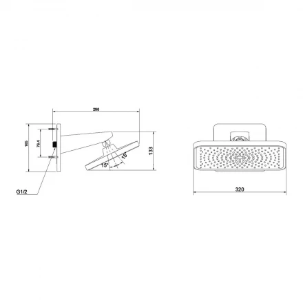 Vincea Inspire VSFW-3I21MT4MB Душевой комплект