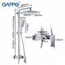 Gappo G2407-30 Jacob душевая стойка Gappo G2407-30 Jacob душевая стойка