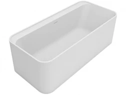 UNI-FLOW KUBE FS324-1700 Matt White Ванна отдельностоящая