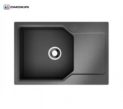 Omoikiri Yonaka 78-LB-BL мойка 780x510 черный