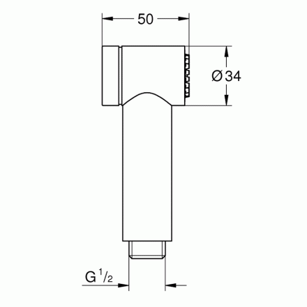 Grohe Rainshower Aqua 26839000 гигиенический душ