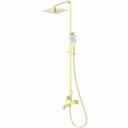 Wonzon &amp; Woghand Flex WW-88047072-BG Душевая система брашированное золото