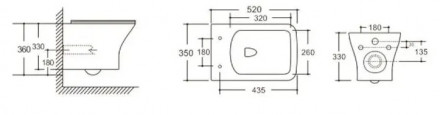 KUPÁLA Jado Aria CT10482 комплект инсталляции с унитазом кнопка смыва хром