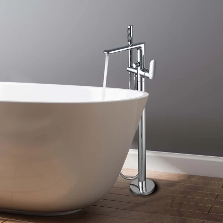 Aquatek Ника AQ1845CR Смеситель для ванны напольный