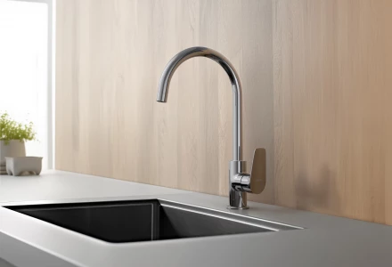 AQUATEK БЕТТА AQ1182CR cмеcитель для кухни