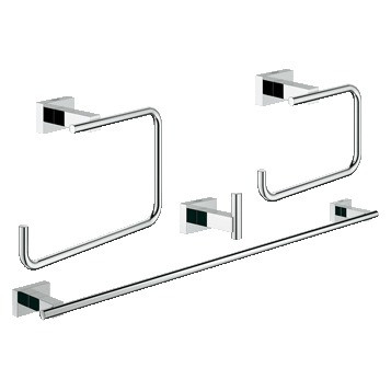 Grohe Essentials Cube 40778001 Комплект аксессуаров 4в1 Master Restroom