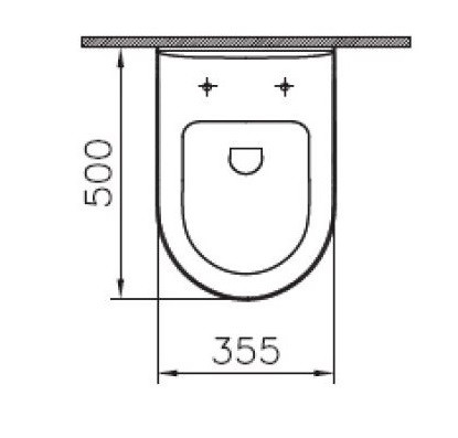 Vitra Zentrum L-box 9012B003-7206 Унитаз подвесной в комплекте с инсталляцией