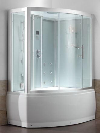 EAGO DA328F8 R душевая кабина с ванной 150x100