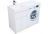 Aquanet Токио 110 L белый тумба с раковиной (напольная, 1 ящик, 2 дверцы)