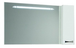 Акватон Диор 120 белый 1A110702DR01R Зеркало шкаф справа