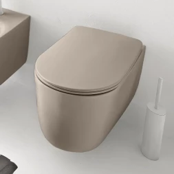 KERASAN Nolita А0002413609 Унитаз безободковый подвесной Коричневый