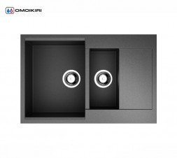 Omoikiri Daisen 78-2-BL мойка 780x510 черный