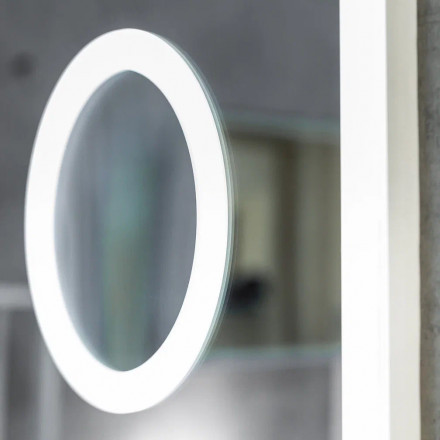 Континент Bliss Led 1000х700 зеркало с увеличительным зеркалом, часами
