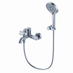 Wonzon &amp; Woghand Tor WW-88037073-CR Смеситель для ванны с душем черный матовый