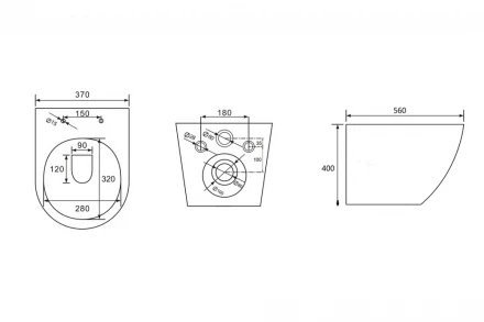 ABBER Bequem AC1103 унитаз