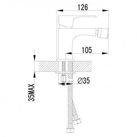 Lemark Plus Factor LM1608C смеситель для биде