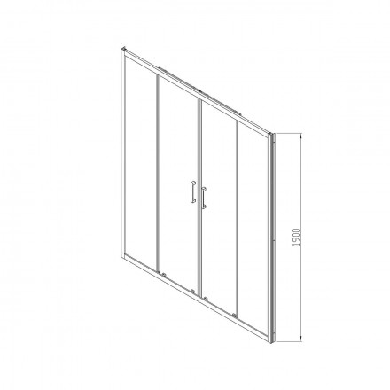 Vincea Alpha VDS-3AL2180MT душевая дверь
