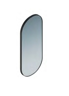 Kerama Marazzi Cono 70 зеркало  круглое, черное матовое