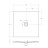 BelBagno UNO TRAY-MR-UNO-A-90-35-W-CR душевой поддон из искусственного мрамора в комплекте с сифоном