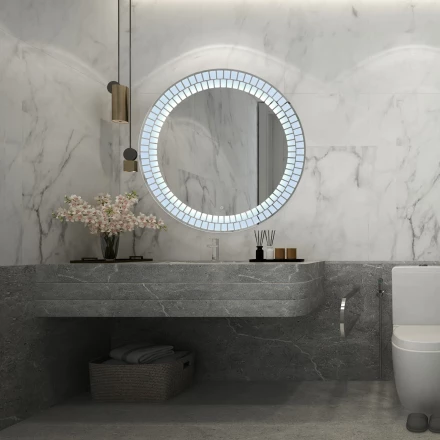 Azario Армада d1000 LED-00002512 Зеркало c подсветкой и диммером сенсорный выключатель