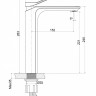 Cersanit ODRA А63054 Смеситель для раковины высокий Cersanit ODRA А63054 Смеситель для раковины высокий