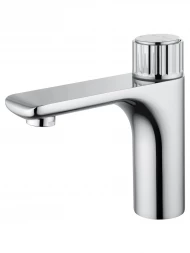 Wonzon &amp; Woghand Click WW-A40412-CR Смеситель для раковины черный матовый