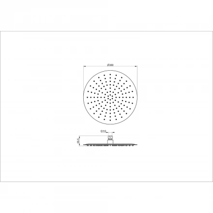 Wonzon &amp; Woghand WW-88DP04-CR Верхний душ хром