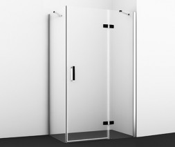 WasserKRAFT Aller 10H06RBLACK MATT Душевой угол 120x80