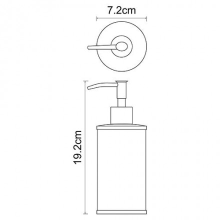 Wasserkraft Rossel K-5799 Дозатор для жидкого мыла, 350 ml