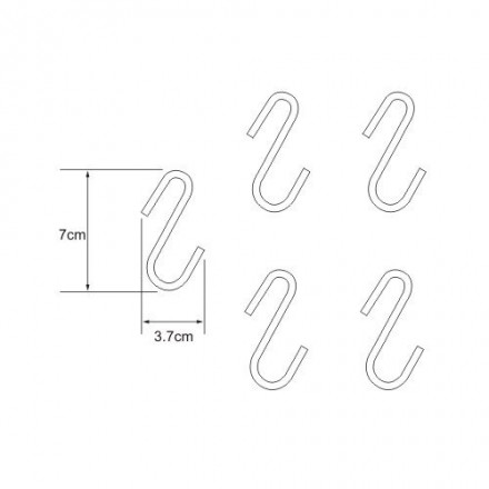 Wasserkraft K-415 Комплект из 5 крючков