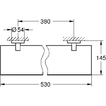 Grohe Essentials 40799001 Полка стеклянная