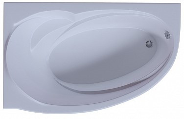 Aquatek Бетта 170x97 Акриловая ванна левая без гидромассажа
