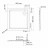 WasserKRAFT Salm 27T03 Душевой поддон 90x90
