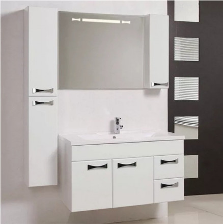 Акватон Диор 100 белый 1A167902DR01R  Зеркало шкаф справа