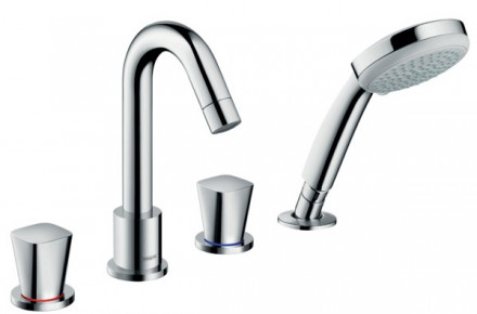 Hansgrohe Logis 71314000 смеситель для ванны на 4 отверстия (внешняя часть)