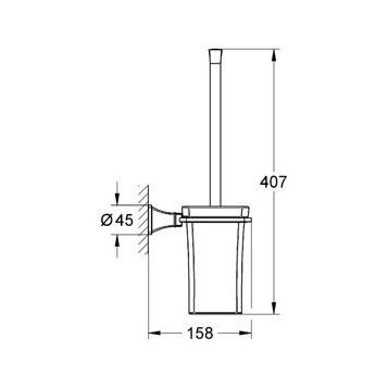 Grohe Grandera 40632000 Ёршик