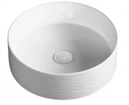 Milleau Glace MU7044G-GW Раковина накладная 40x40x13 белый глянец