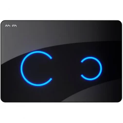 AM.PM I0450B38 Touchless Pro, клавиша для инсталляции сенсорная бесконтактная, стекло, черный