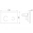 AM.PM I0450B38 Touchless Pro, клавиша для инсталляции сенсорная бесконтактная, стекло, черный