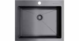 Omoikiri Akisame 59-GM мойка 590x510 вороненая сталь
