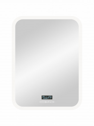 Континент Glamour LED 600x800 зеркало с многофункциональной панелью