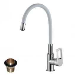 Rossinka Z Z35-35U-White Смеситель для кухонной мойки