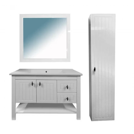 Azario BRISTON 105 CS00058454 Зеркало подвесное белое