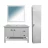 Azario BRISTON 105 CS00058454 Зеркало подвесное белое