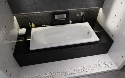Riho Columbia 175x80 без гидромассажа акриловая ванна
