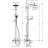 Hansgrohe 27298000 Crometta E 240 1jet Showerpipe Душевая стойка