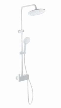 Wonzon &amp; Woghand Muse WW-B3110-MW Душевая система с термостатом белый матовый